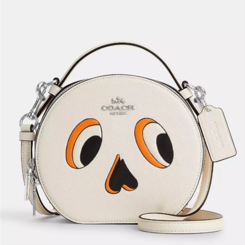 Coach Halloween Skeleton crossbody canteen bag NWT